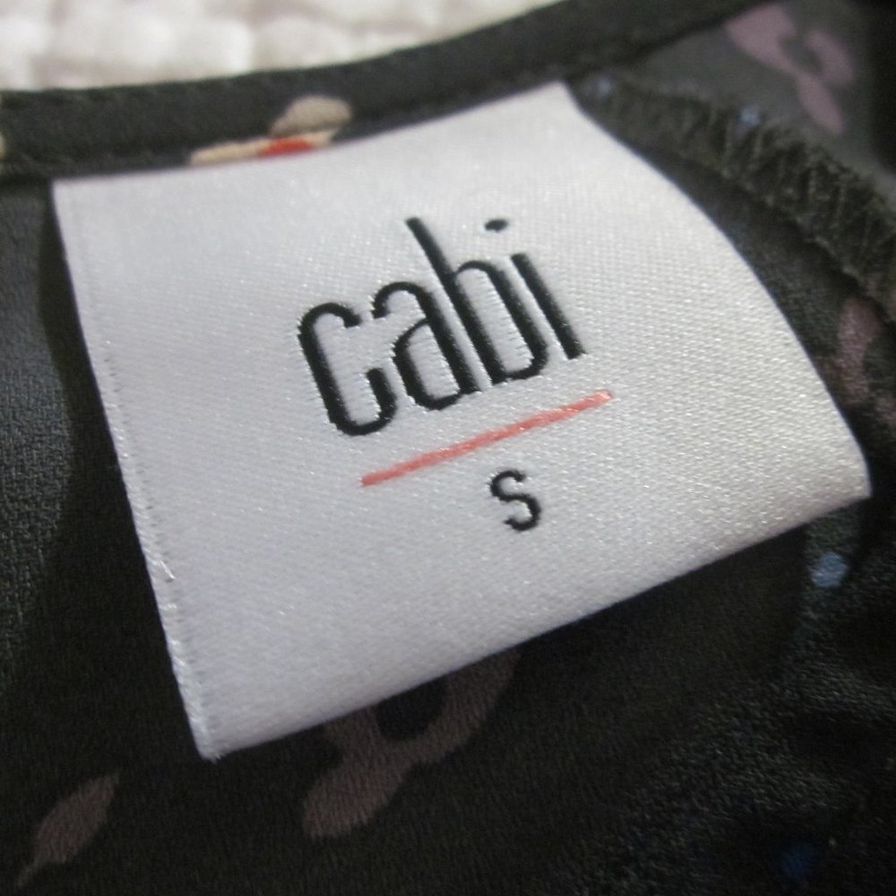 CAbi  Dress S Muse Floral Print Flutter Sleeve #3828 - Picture 3 of 10